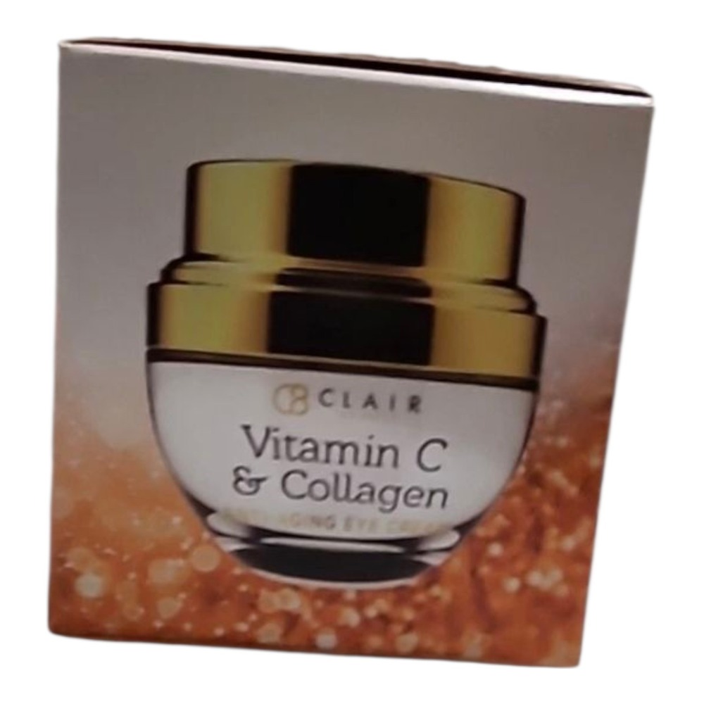CLAIR Beauty Vitamin C Collagen Anti-Aging Eye Cream Wrimkle Reducing NEW - Picture 5 of 11